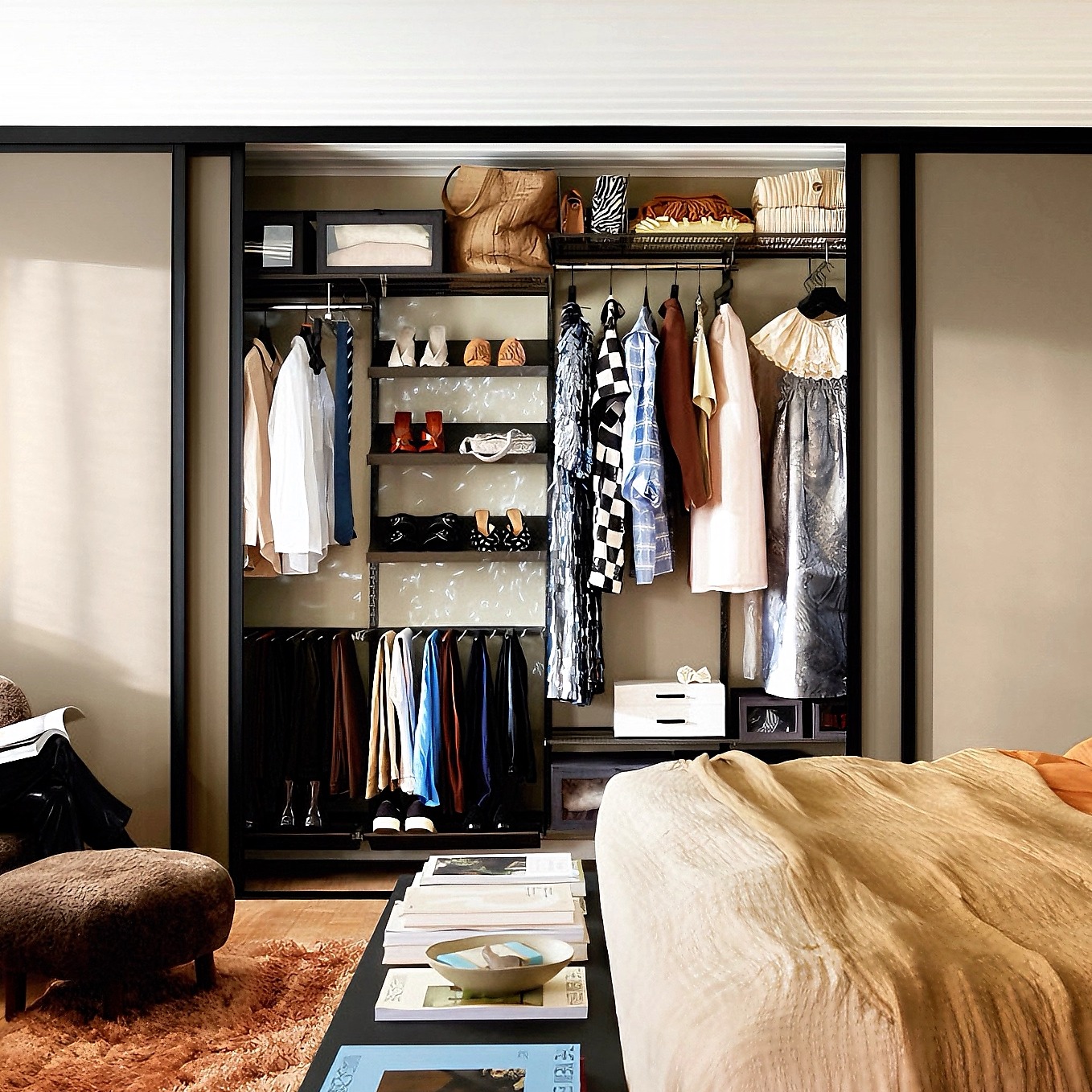 3ROOMS高品质金属衣柜金属衣帽间