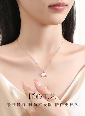 真S925银福禄葫芦项链女项饰