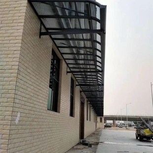 厂促铝合金雨棚户外遮阳棚防雨停车棚庭院阳台屋檐露台透明耐 新品