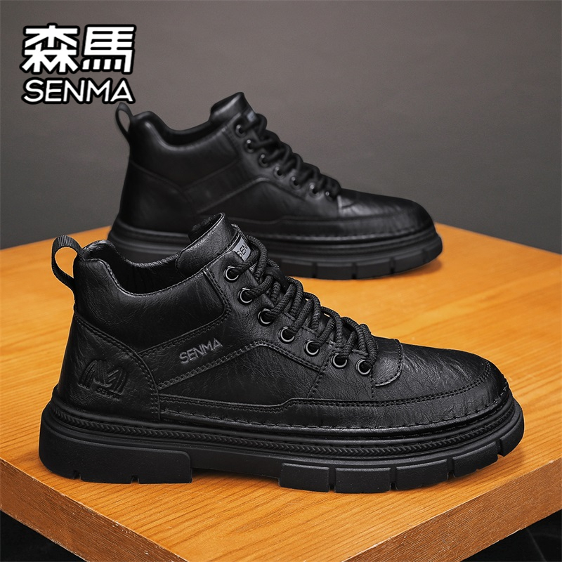 SENMA/森马官方旗舰男鞋休闲皮鞋