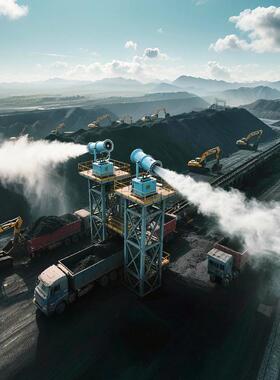 双云环保除尘雾炮机 SY-60远程射雾器 防爆型全自动雾炮机