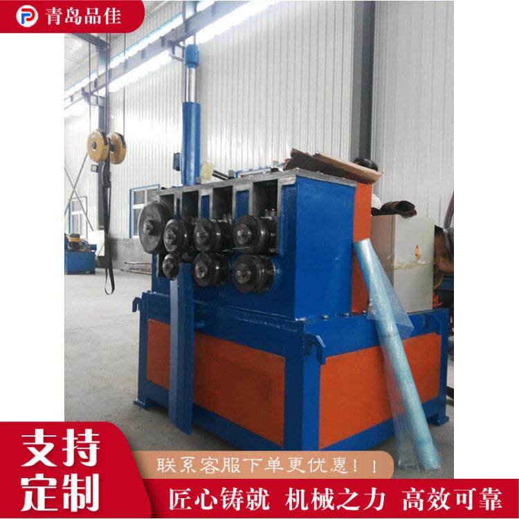 金属型材立式盘管机 角铁槽钢扁钢盘管机 蒸发器管材弯曲成型机