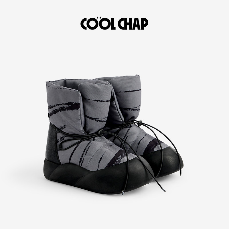 COOLCHAP秋冬季新款黑色雪地靴图片
