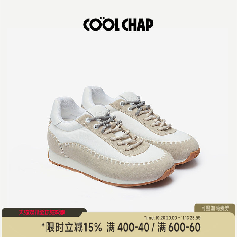 COOLCHAP欧包德训鞋百搭厚底增高鞋子女款新款爆款秋季运动鞋