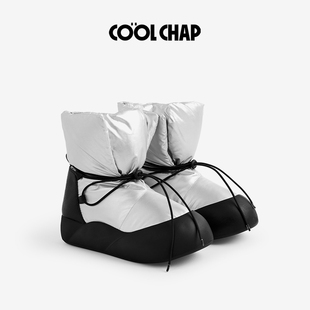 COOLCHAP冬季2025新款雪地靴女鞋冬季羽绒靴子加绒加厚鞋子女鞋冬