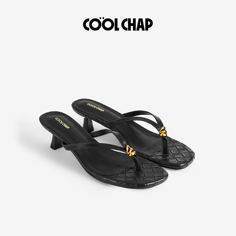 COOLCHAP夏季防滑高跟人字拖