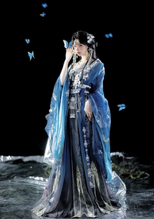 原创汉服女【涂七七-苗疆少女】苗族服饰异域风大袖齐腰裙套装夏