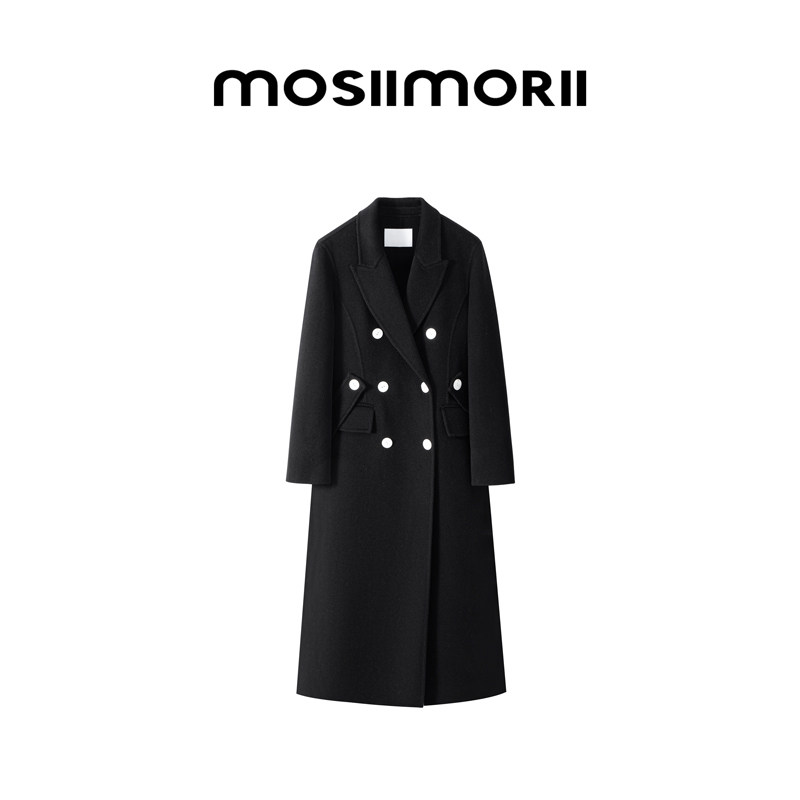 MOSIIMORII【柏林交响】双面呢大衣女中长款2026秋冬新款羊毛外套