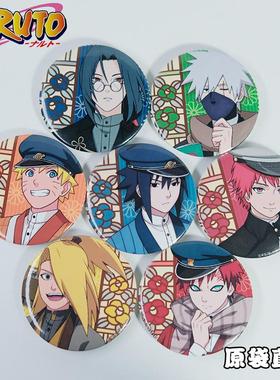 火影忍者吧唧徽章鸣人带土迪达拉卡卡西阿飞木叶二次元动漫周边