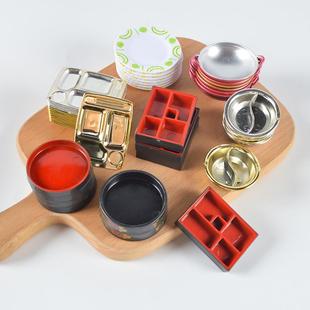 迷你微缩餐餐具食玩道过家搭家游戏娃盘娃屋厨房具场景配配件