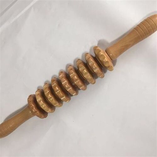 木制+塑料 肚皮按摩器 九轮 钉五轮 榉木九轮 瑜珈棒混批