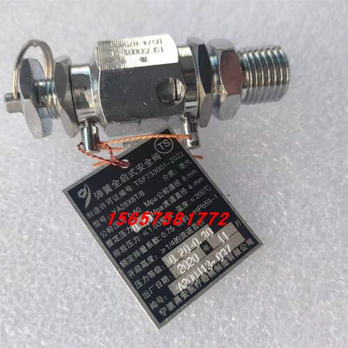 宁波甬安YA28X6T/8 10 15灭菌器全启式安全阀消毒锅配件0.24/0.28