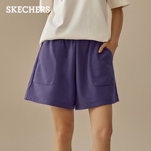 夏季 百搭潮流运动裤 新款 短裤 女士针织五分休闲裤 斯凯奇舒适时尚