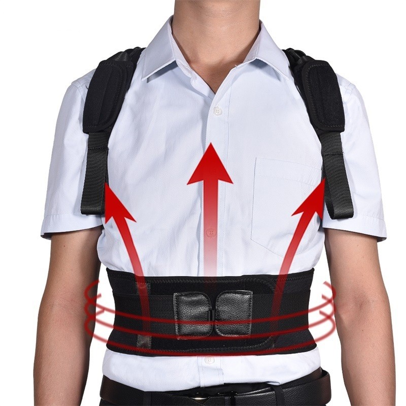 推荐Adjustable Shoulder Strap Back Posture Corrector for Adu