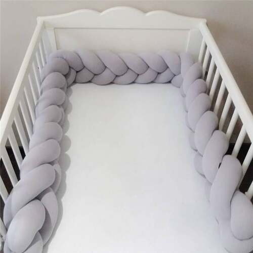 现货速发Ba Bed Bumper Hadmade Ked Brd Ba Crib Protecr