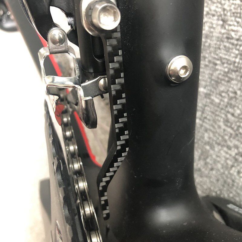 现货速发碳纤维公路自行车防掉链器稳链器导链器链条防掉器防掉器