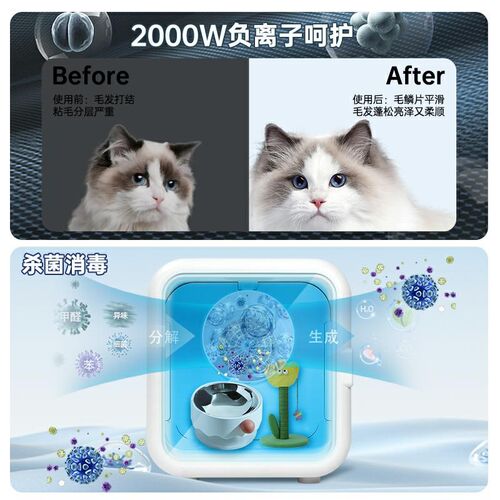 宠物烘干箱猫咪吹毛洗澡家用小型静音智能烘干机专用全自动一体机