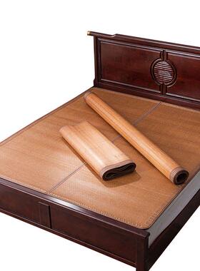 jih3凉席竹席0.9宿舍1.1/1.2/1.35/1.4折叠1.5/1.8m2直筒米定制