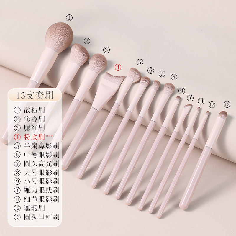 thumbnail for Taoyao makeup brush set, eyeshadow, blush, contour, beginner special full set, portable beginner brush, practical and useful