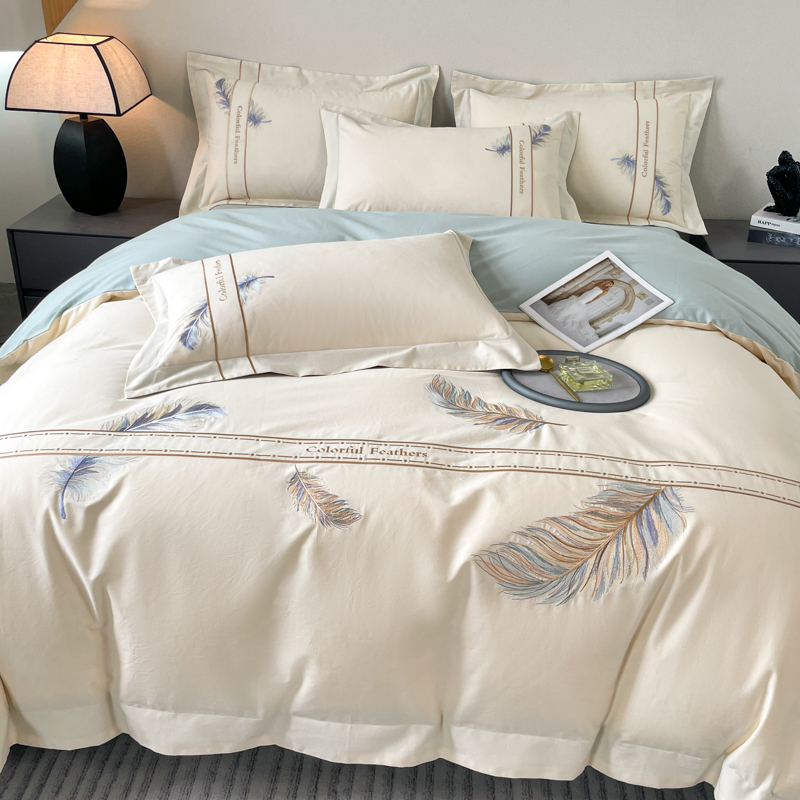 不起球不掉毛纯棉四件套