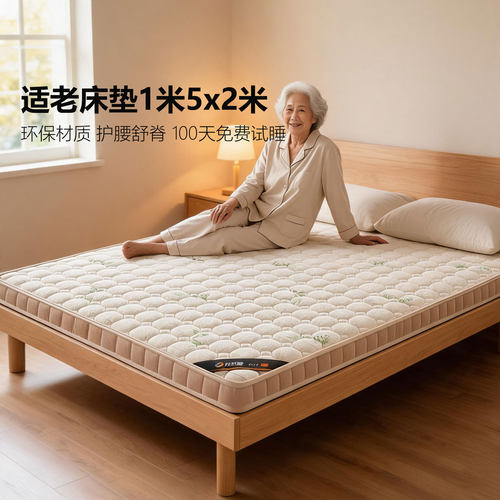 菲欧宫床垫1米5x2米适老椰棕黄麻儿童护脊护腰榻榻米定制定做折叠