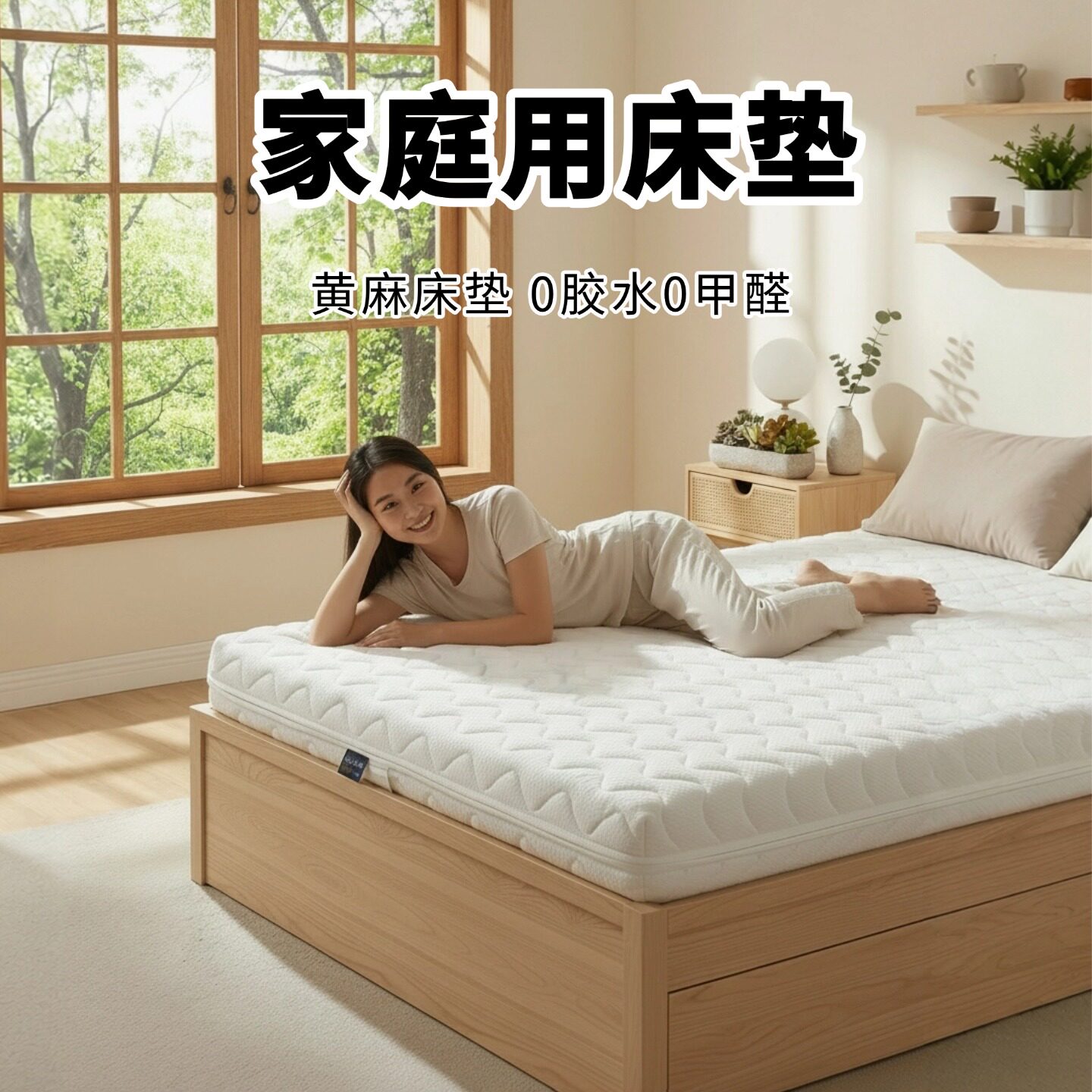 菲欧宫家庭用床垫黄麻S型椰棕老人儿童护腰全拆0甲醛0胶水榻榻米