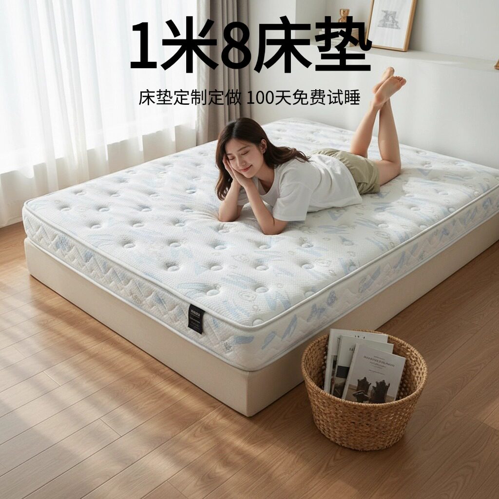 菲欧宫1米8床垫床垫定制定做硬垫子儿童环保护脊腰0胶水无甲醛
