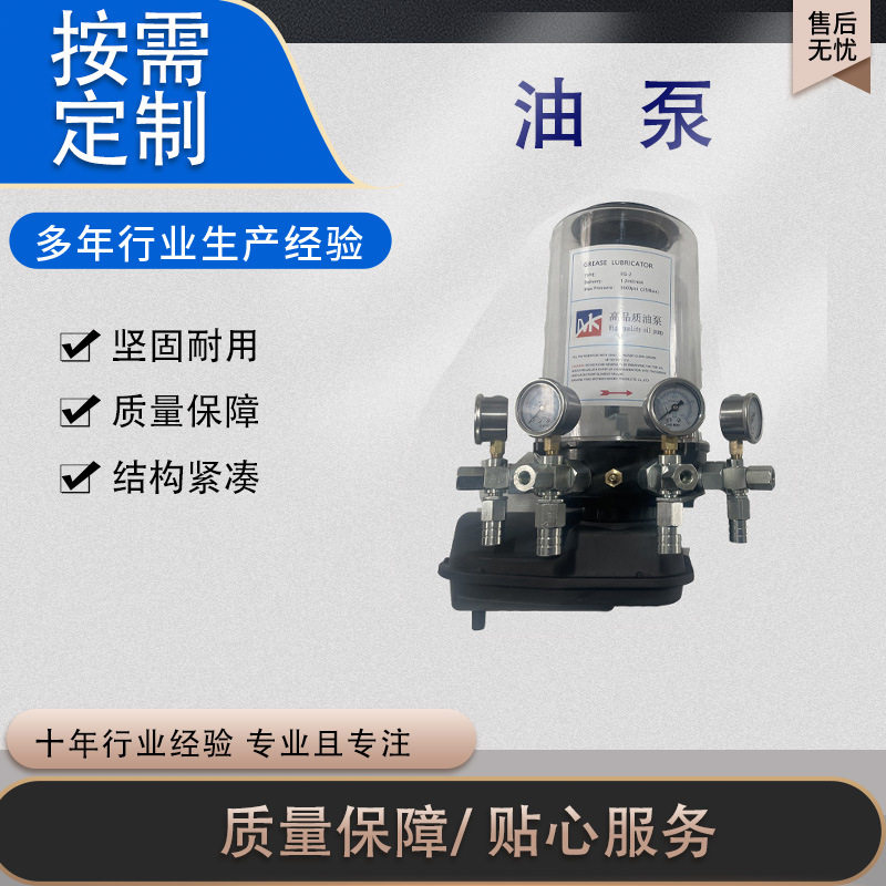 工程机械电动润滑泵 农业机械浓油泵 搅拌站卸料门主机黄油泵