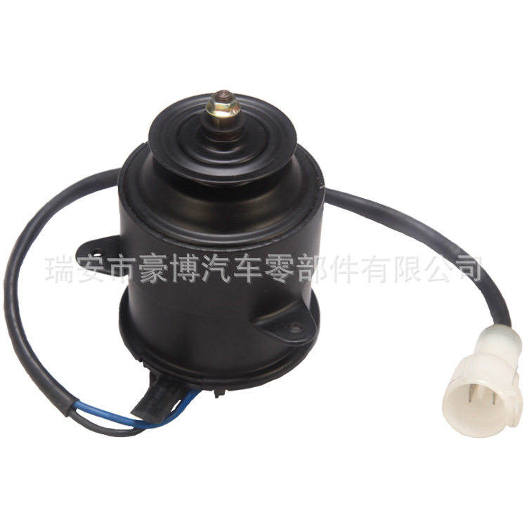 厂家供应 车载冷凝器电机 水箱电机散热器 黑色圆柱冷却电机