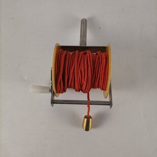 蚕丝测量绳4mm*50M体育测绘绳手持式丈量尺耐高压绝缘测距绳