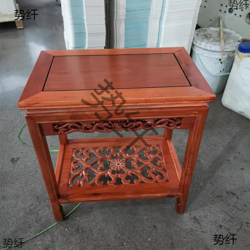 花架实木承重盆景架客厅鱼缸架子奇石桌工艺品底座木质中式置物架