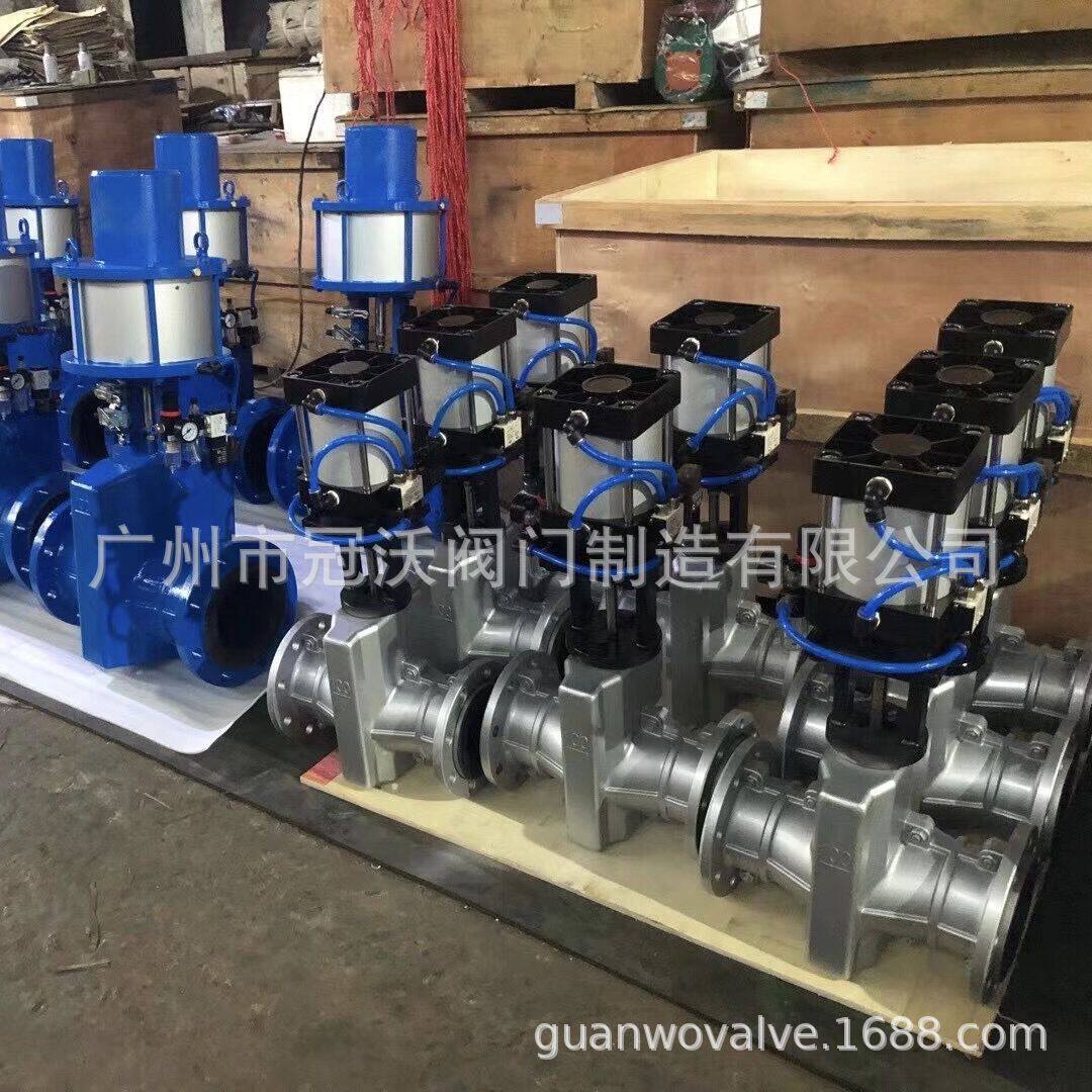 GJ641X-10ZL气动铝合金铸铁管夹阀 气动排泥浆排矿渣粉尘胶管阀