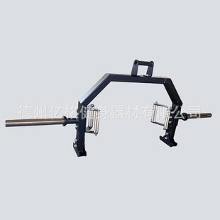 商用家用环型杠铃杆硬拉耸肩六角深蹲健身奥杆环铃负重农夫行走杆