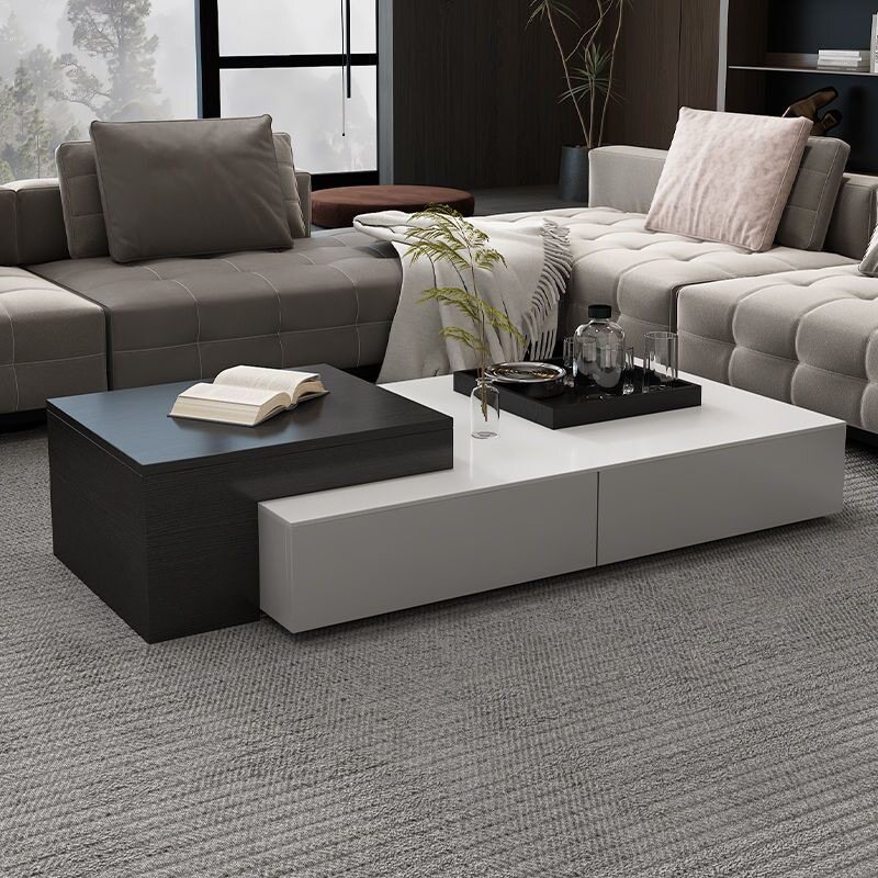 2026多功能升降岩板茶几简约现代客厅家用极简意式轻奢高级设计感