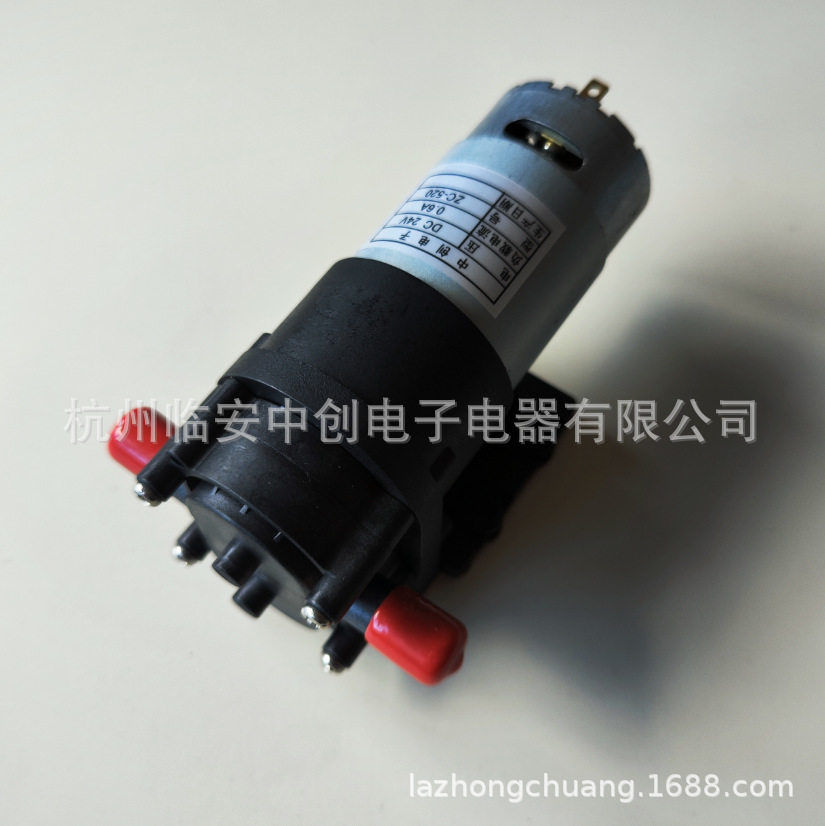 24v520-1耐腐水泵耐臭氧自吸泵墨水罐装泵微型隔膜泵直流柴油泵