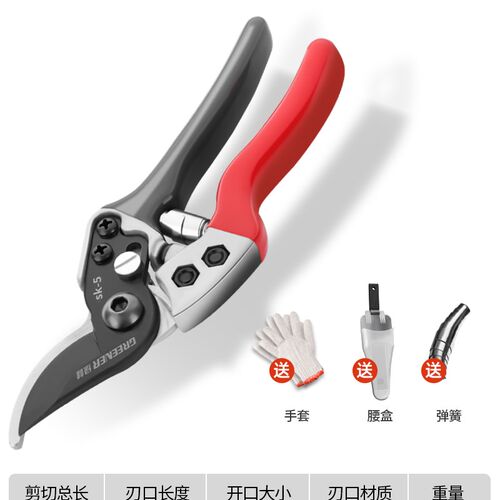 绿林日本原装进口果树修枝剪花剪剪树枝专用剪刀园林花艺园艺剪刀