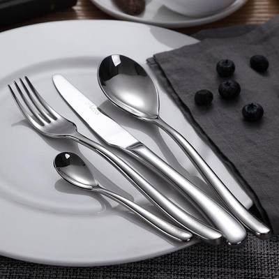 onlycook家用刀叉套装不锈钢牛排专业刀叉勺三件套西餐餐具叉勺子