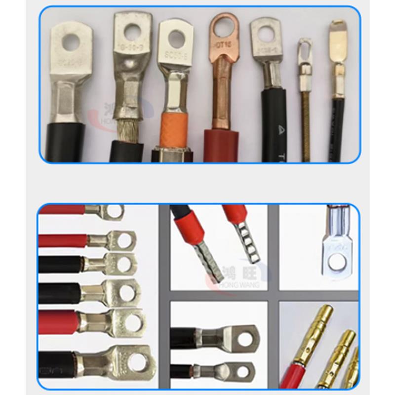 全自动6吨液压端子机大平方新能源电线电缆35平方六边模具压接机