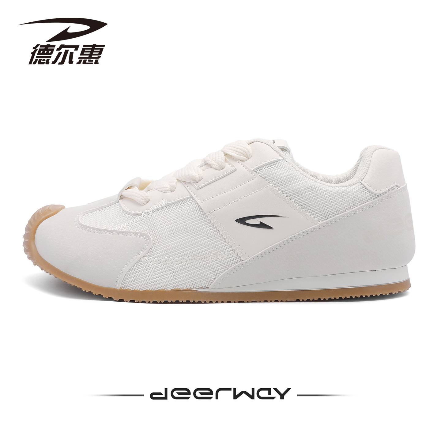 德尔惠2025新款透气网面休闲鞋