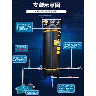 PE黑金钢无塔供水器家用全自动塑料压力罐水塔自来水增压储水