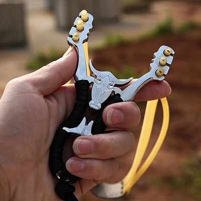 海外仓TEMU跨境Slingshot Bow Catapult Outdoor Slingshot