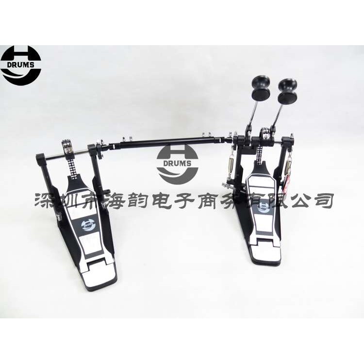 海韵打击乐HY DRUMS架子鼓双链双踩双踩锤双踩槌防滑双踏板DP-002