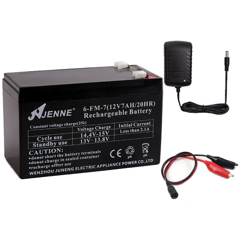 JENNE聚能儿童电动车电瓶3-FM-4.5/6V4.5三轮摩托车12V通用蓄电池