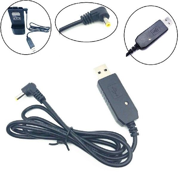 网红USB Charger Cable with Indicator Light for Walkie Talkie