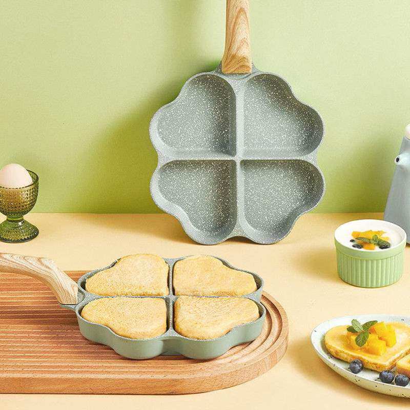速发早餐煎饼锅煎蛋神器爱心鸡蛋汉堡机心形煎平底锅不沾锅麦饭石