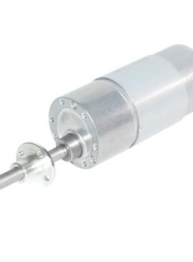 37GB555微型直流减速电机M6螺纹轴 配法兰 大力矩 直流调速正反转