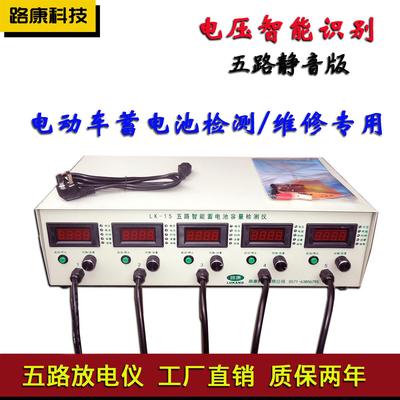 5路蓄电池容量测试仪 放电仪 智能电动车电瓶检测器电池组配平器