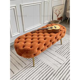 斯堪的纳维亚现代卧室床头凳长凳简单客厅衣帽间沙发凳家穿鞋凳家