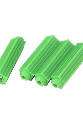 极速稳斯坦WST821p五金件绿色塑料蓬胀管(500个)塑料涨塞蓬胀螺