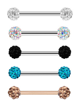 极速2023 1Paihr Heart Barbell Nipple Ring Piercing Helix Pie